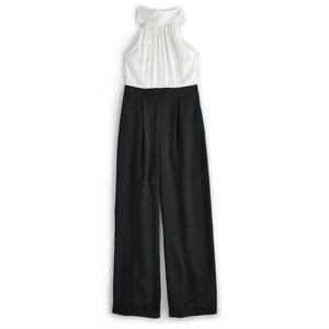 Jason Wu white and black high neck jumpsuit EUC